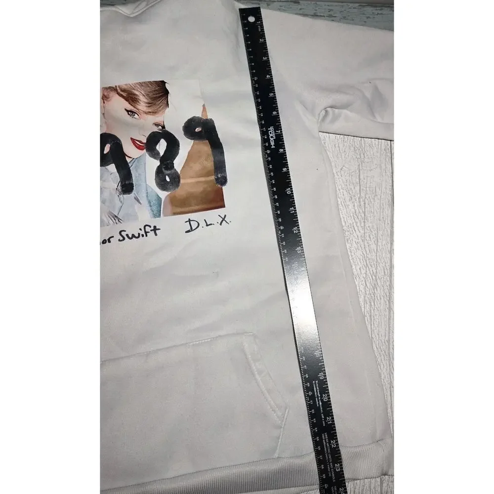 Taylor Swift S Hoodie Sweatshirt 1989 Merch Size Small. White SWIFTIE - Picture 6 of 7